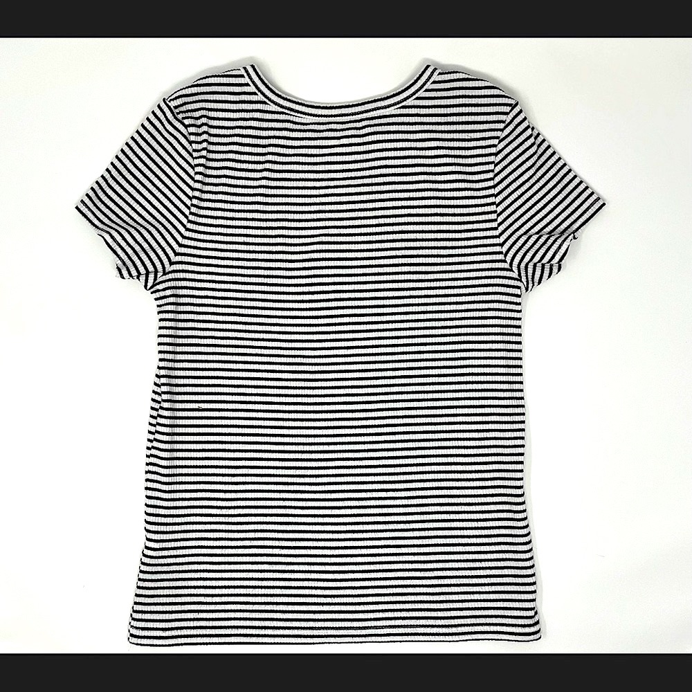 Art Class Striped Crop Tee (Girls)